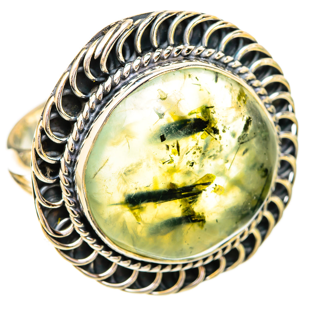 Prehnite Rings handcrafted by Anasilvercos - RING121300 - Photo 2