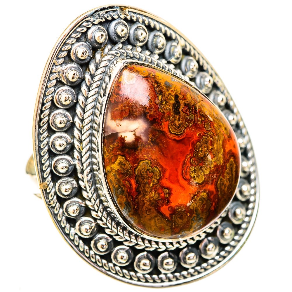 Moroccan Agate Rings handcrafted by Anasilvercos - RING121302 - Photo 2
