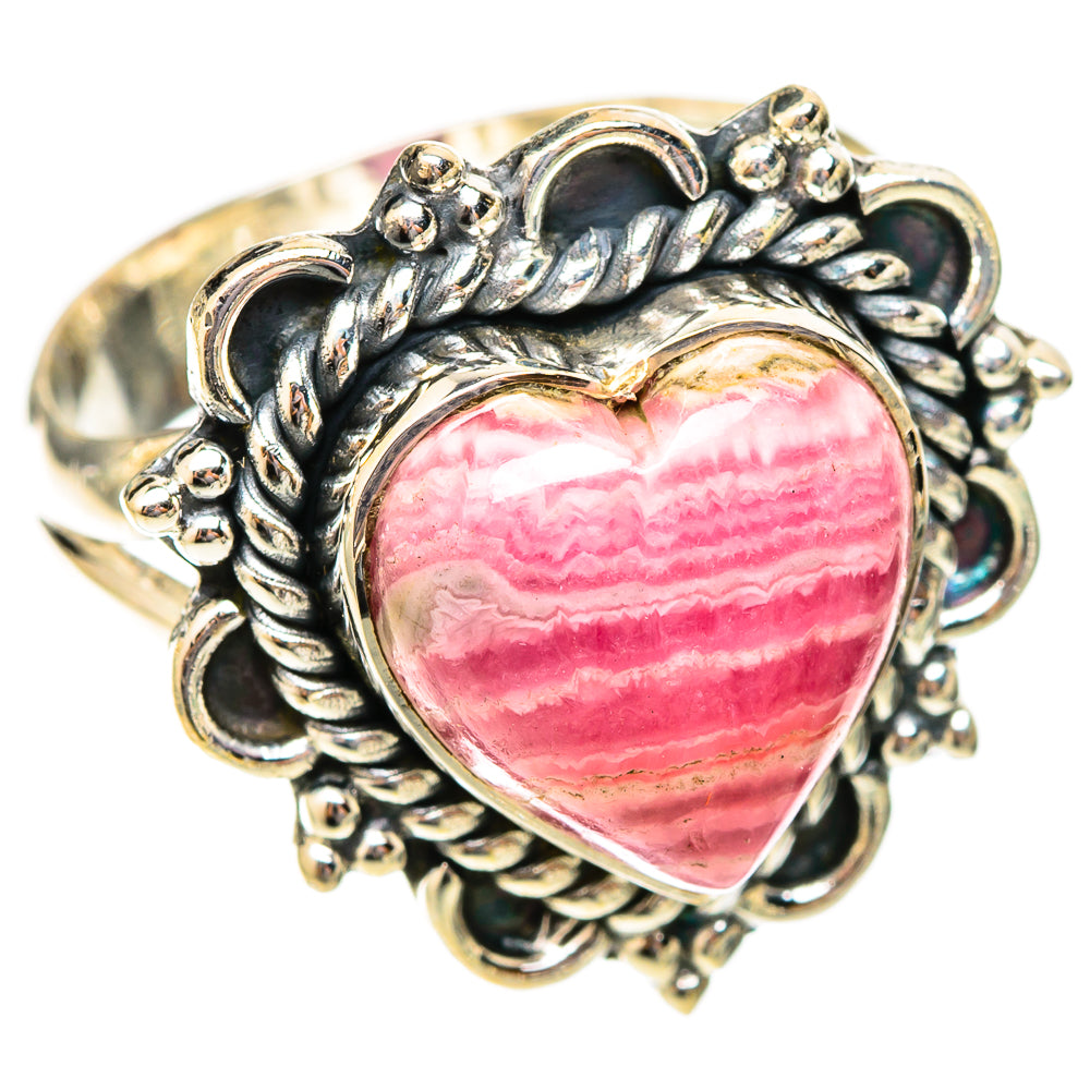 Rhodochrosite Rings handcrafted by Anasilvercos - RING121345 - Photo 2