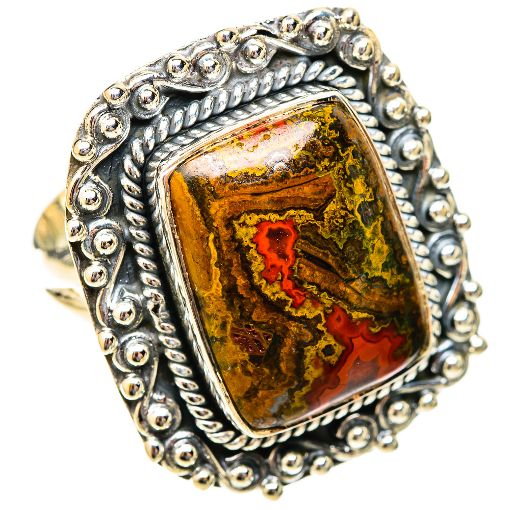 Moroccan Agate Rings handcrafted by Anasilvercos - RING121375 - Photo 2