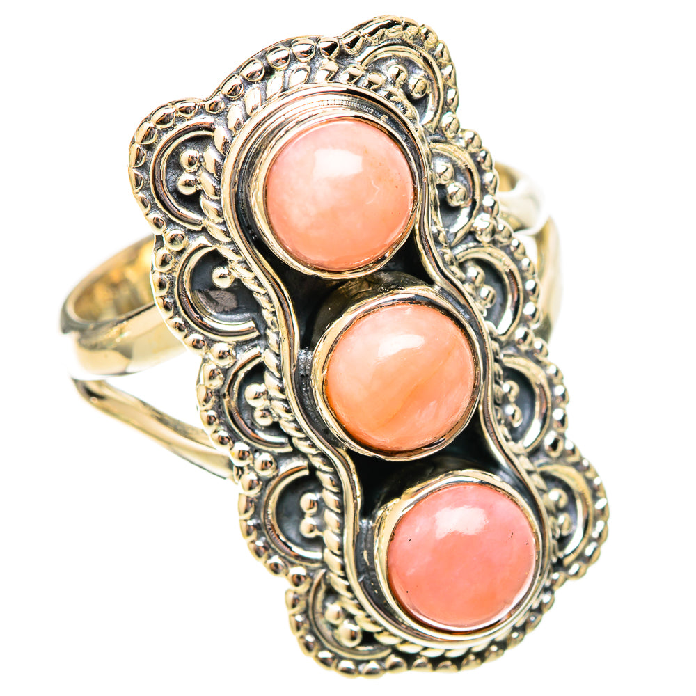 Pink Opal Rings handcrafted by Anasilvercos - RING121378 - Photo 2