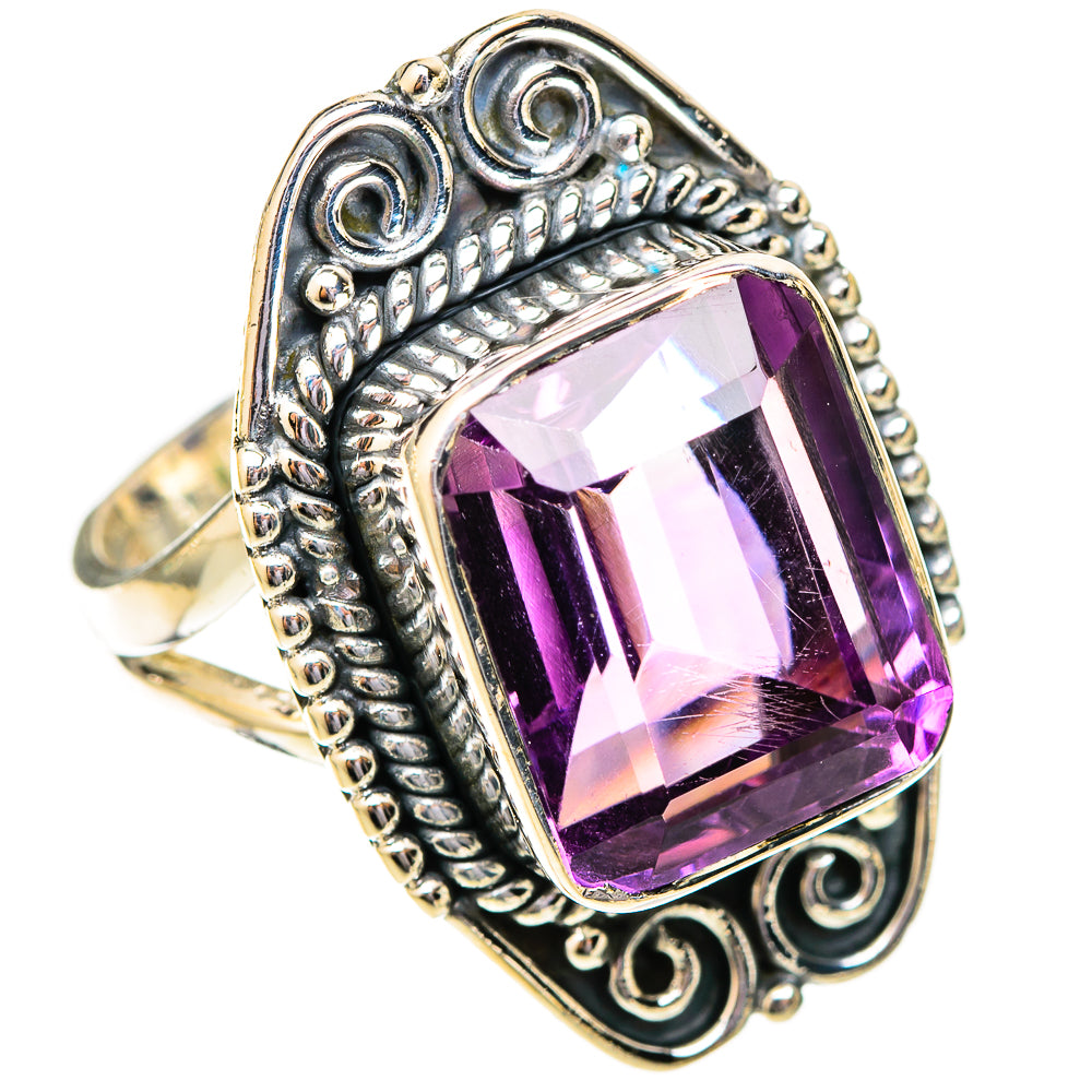 Amethyst Rings handcrafted by Anasilvercos - RING121380 - Photo 2