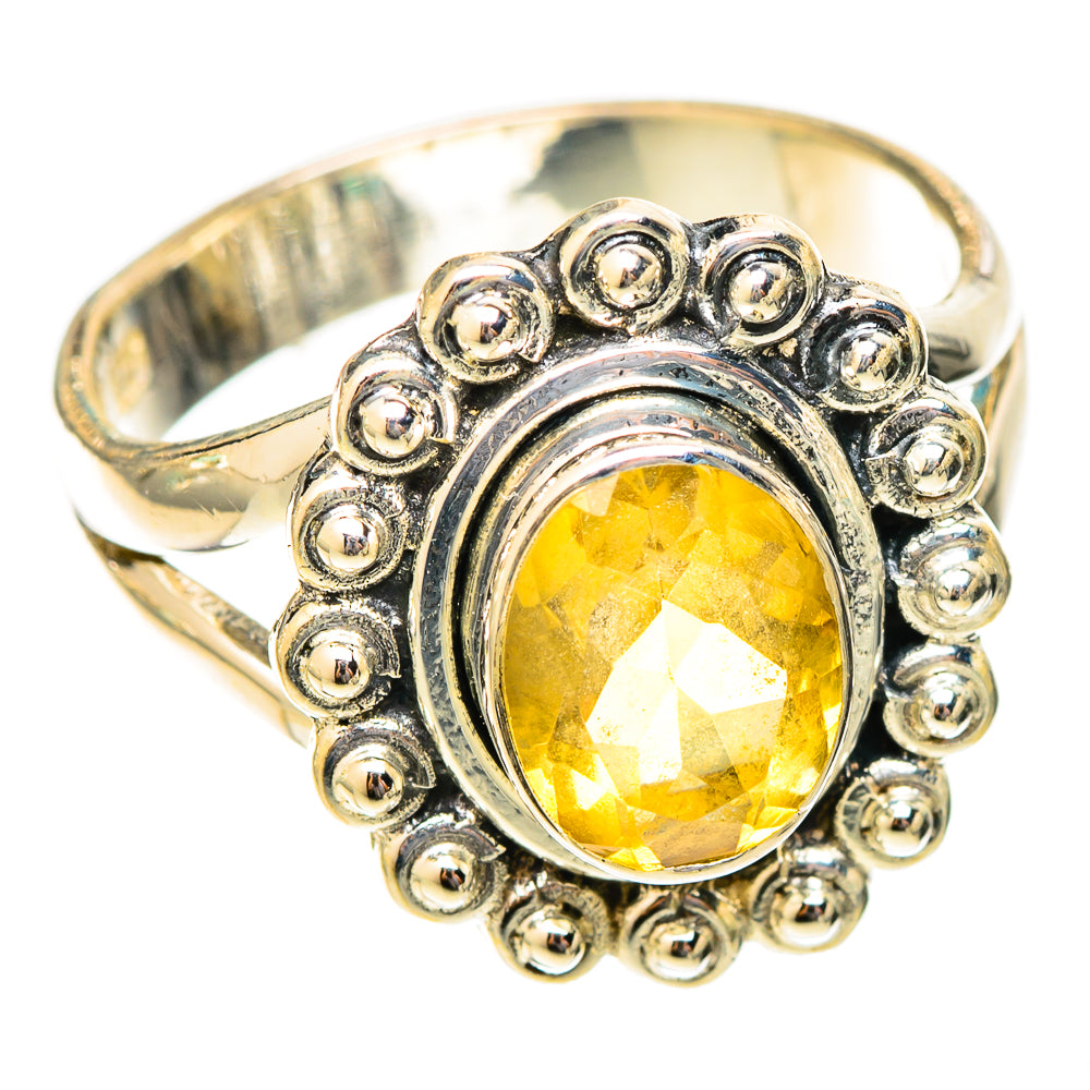 Citrine Rings handcrafted by Anasilvercos - RING121408 - Photo 2