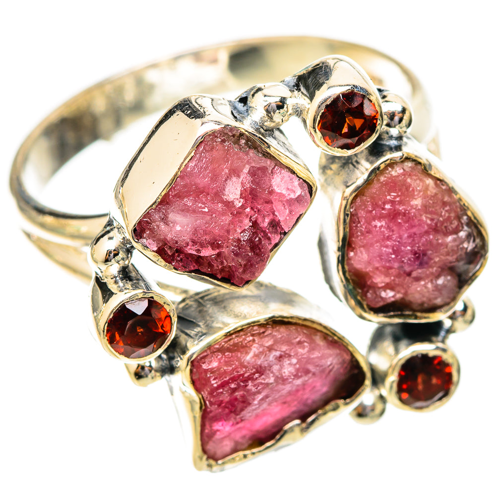 Pink Tourmaline Rings handcrafted by Anasilvercos - RING121410 - Photo 2