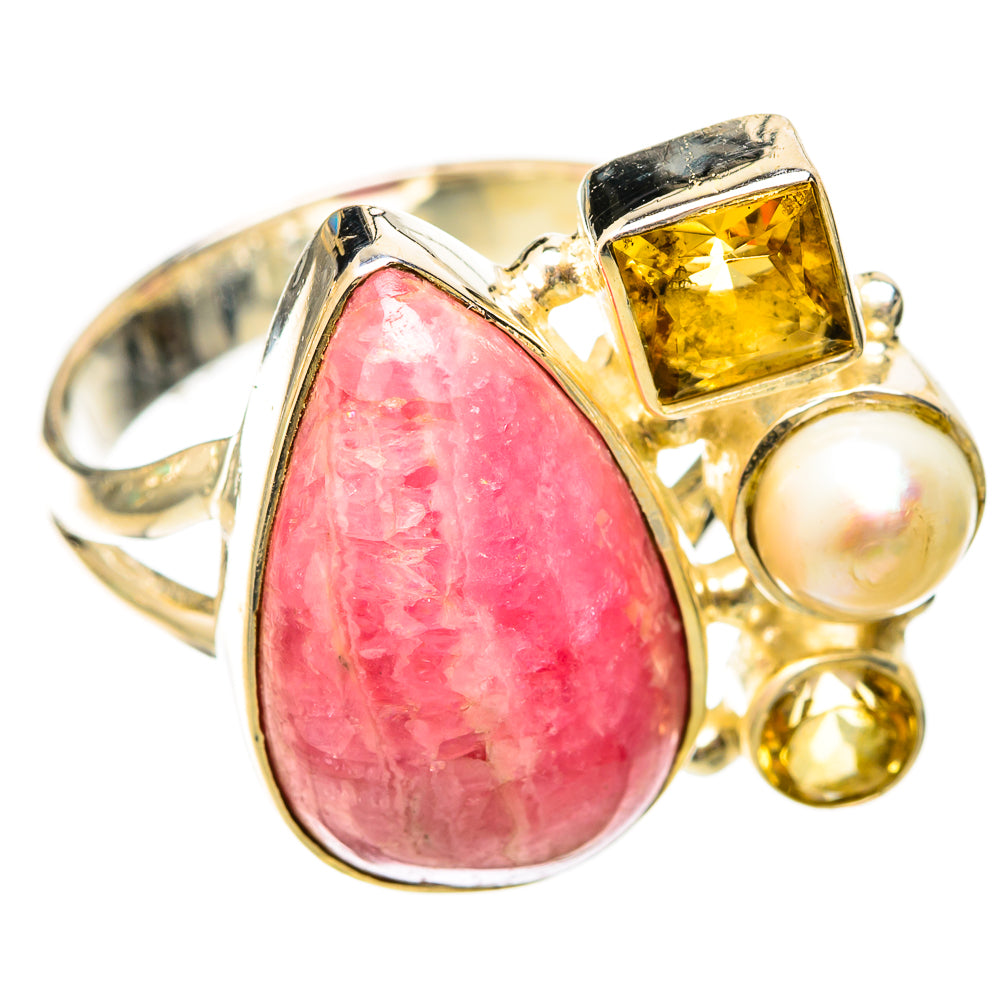 Rhodochrosite Rings handcrafted by Anasilvercos - RING121411 - Photo 2