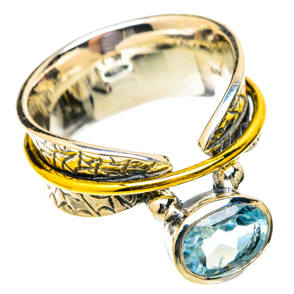 Blue Topaz Rings handcrafted by Anasilvercos - RING121430 - Photo 2