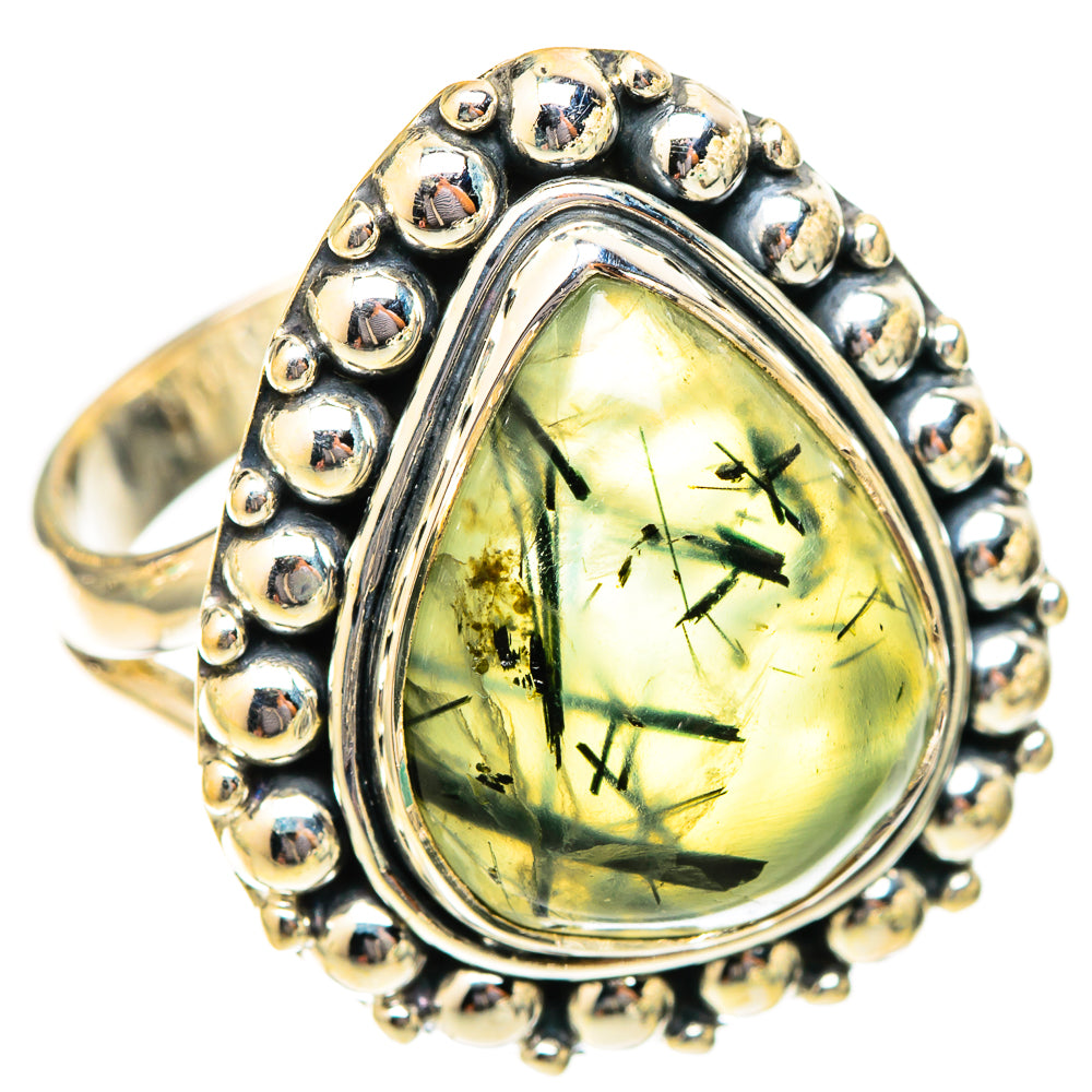 Prehnite Rings handcrafted by Anasilvercos - RING121432 - Photo 2