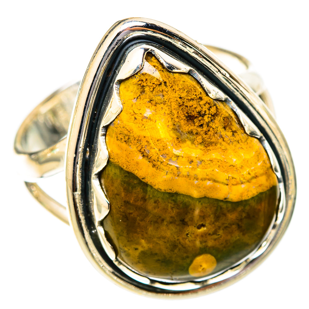 Ocean Jasper Rings handcrafted by Anasilvercos - RING121469 - Photo 2