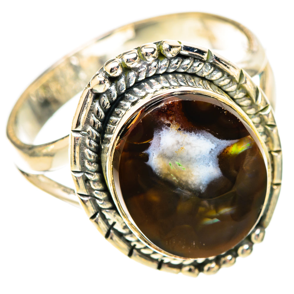 Mexican Fire Agate Rings handcrafted by Anasilvercos - RING121470 - Photo 2