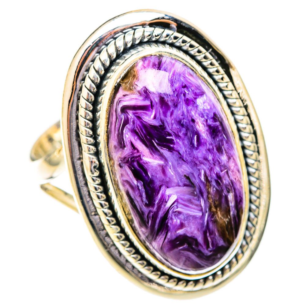 Charoite Rings handcrafted by Anasilvercos - RING121479 - Photo 2