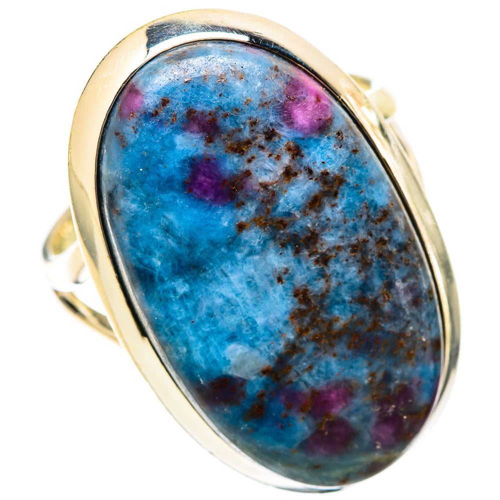Ruby Fuchsite Rings handcrafted by Anasilvercos - RING121502 - Photo 2