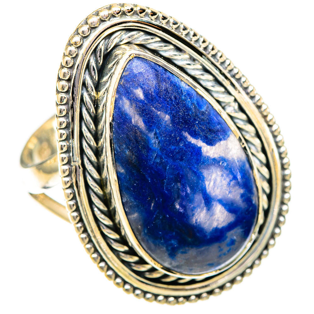 Sodalite Rings handcrafted by Anasilvercos - RING121507 - Photo 2