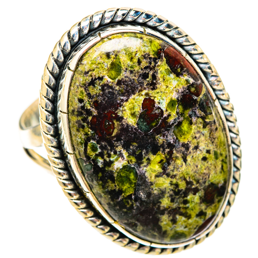 Dragon's Blood Stone Rings handcrafted by Anasilvercos - RING121514 - Photo 2