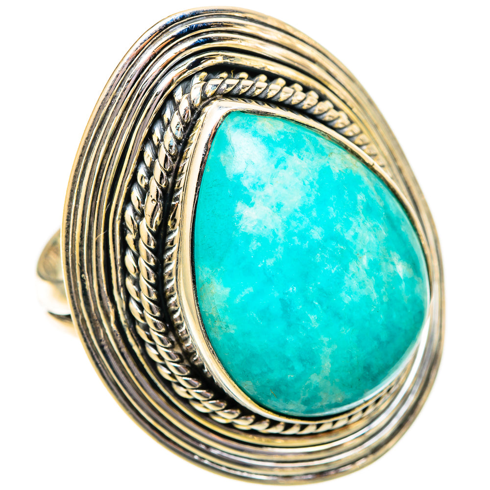 Amazonite Rings handcrafted by Anasilvercos - RING121519 - Photo 2