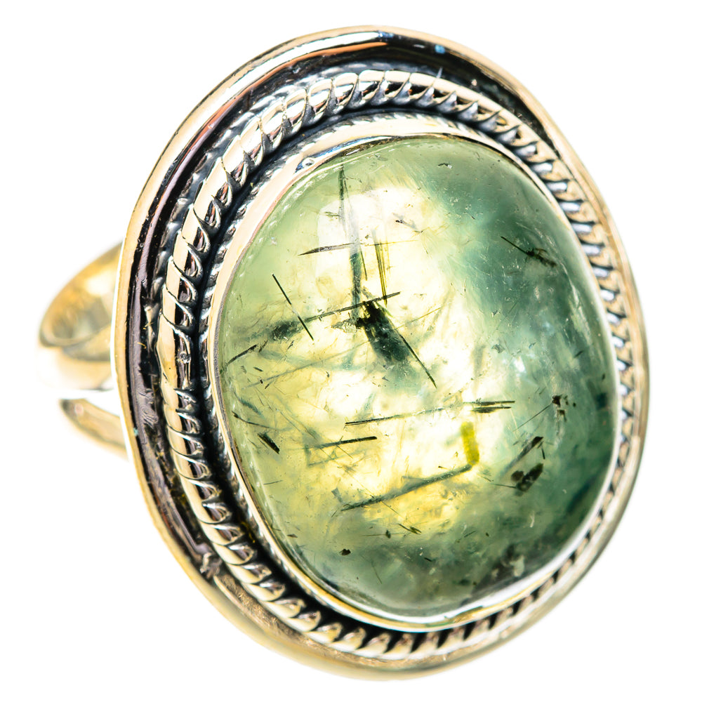 Prehnite Rings handcrafted by Anasilvercos - RING121521 - Photo 2