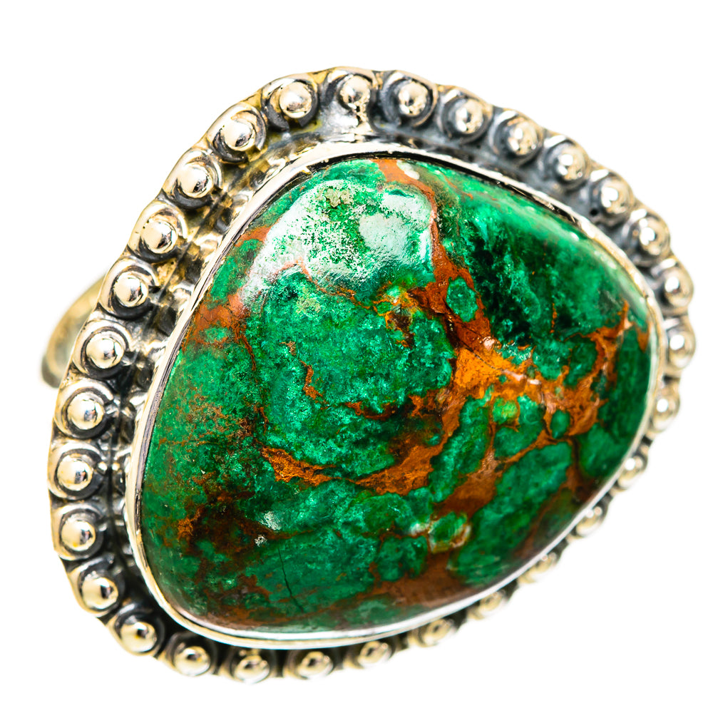 Malachite Rings handcrafted by Anasilvercos - RING121522 - Photo 2
