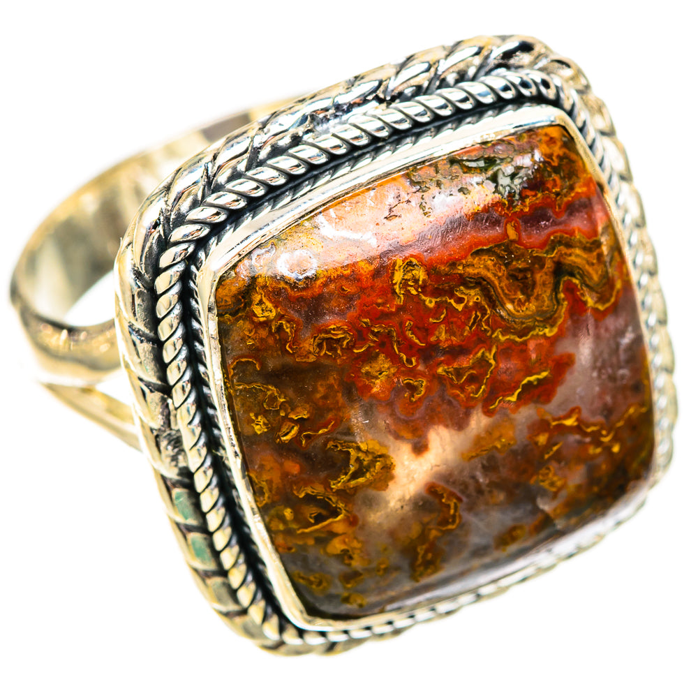 Moroccan Agate Rings handcrafted by Anasilvercos - RING121527 - Photo 2