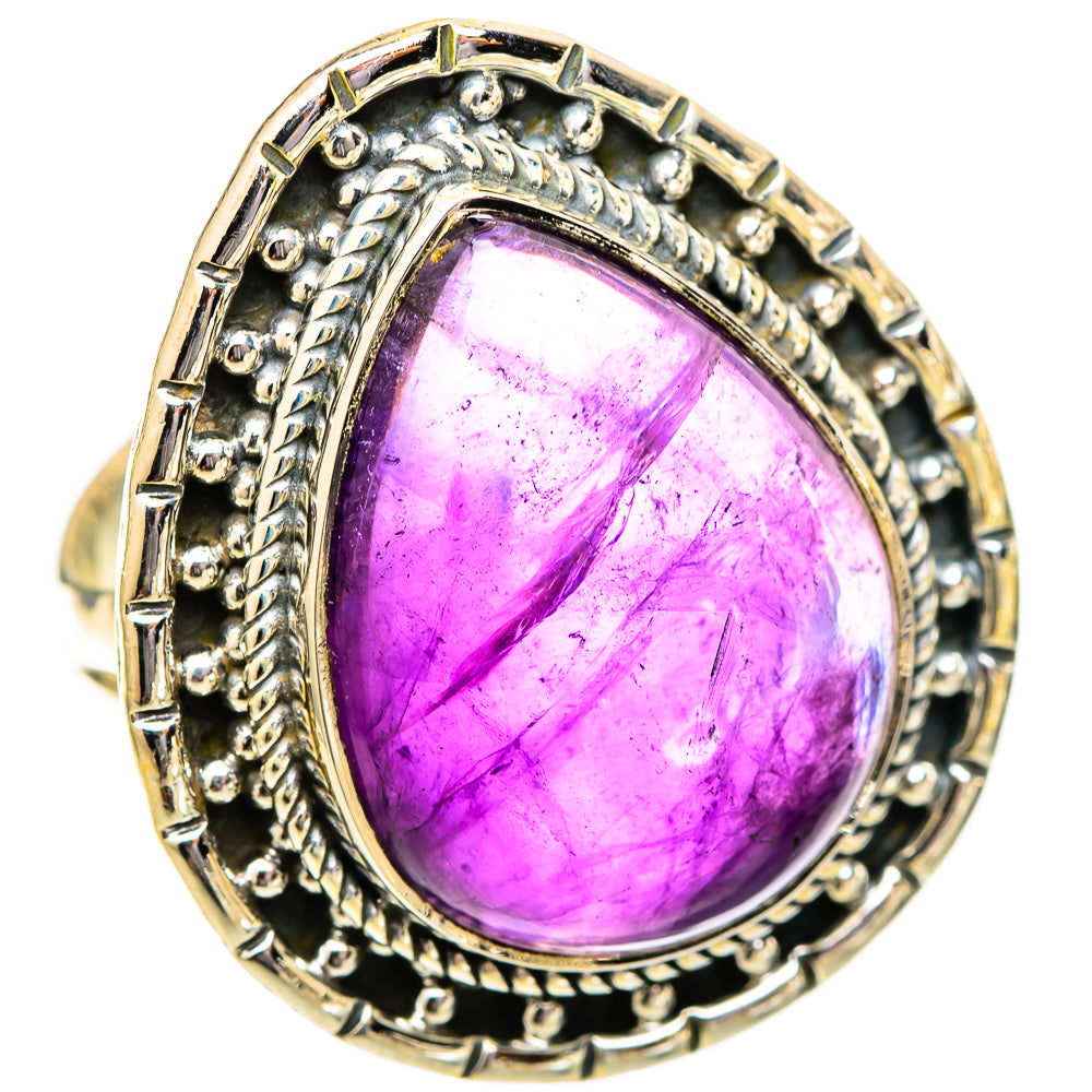 Amethyst Rings handcrafted by Anasilvercos - RING121534 - Photo 2
