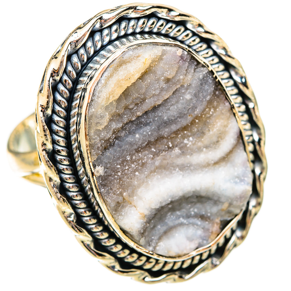 Desert Druzy Rings handcrafted by Anasilvercos - RING121549 - Photo 2