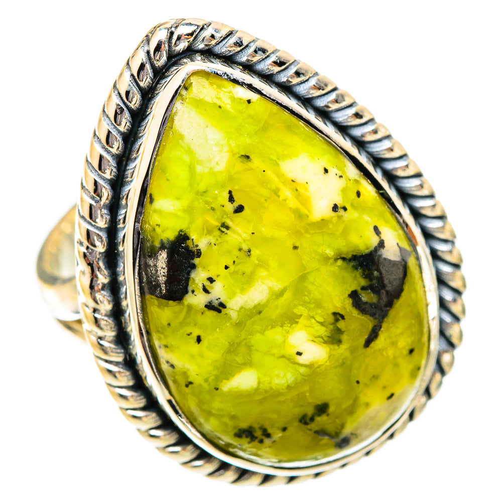 Lizardite Rings handcrafted by Anasilvercos - RING121551 - Photo 2