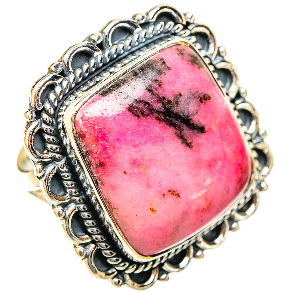 Rhodonite Rings handcrafted by Anasilvercos - RING121572 - Photo 2