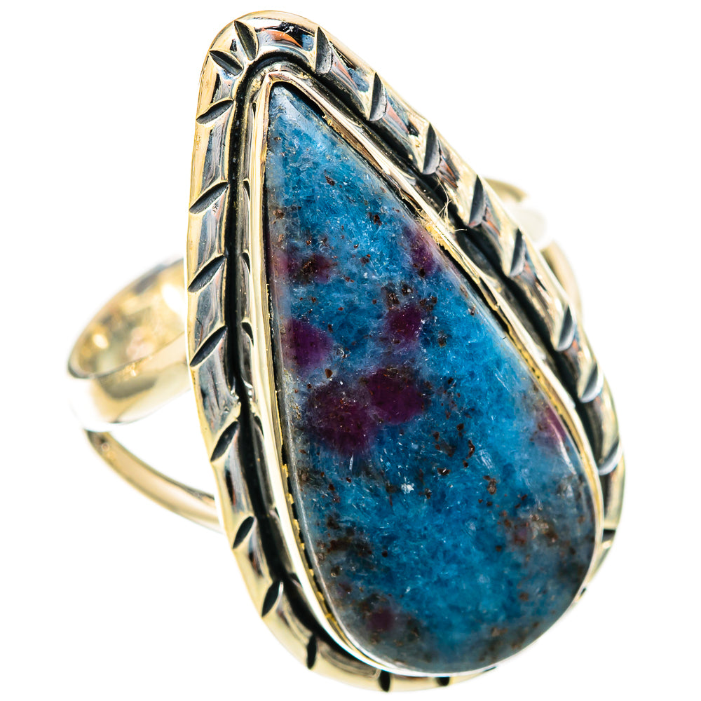Ruby Fuchsite Rings handcrafted by Anasilvercos - RING121591 - Photo 2