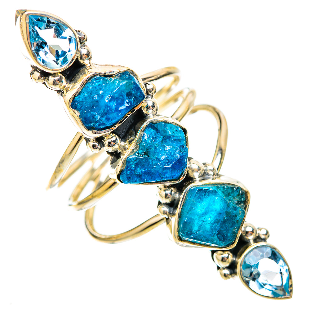 Apatite Rings handcrafted by Anasilvercos - RING121601 - Photo 2