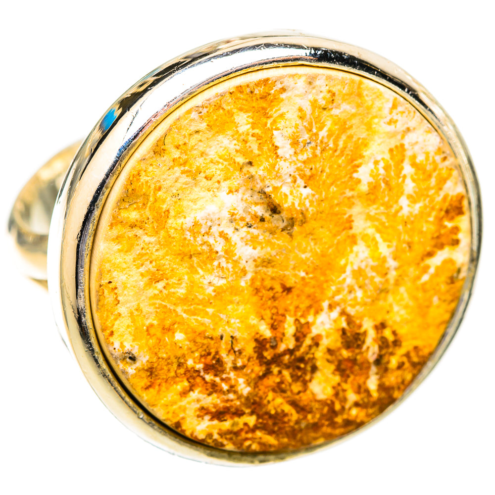 Germany Psilomelane Dendrite Rings handcrafted by Anasilvercos - RING121620 - Photo 2