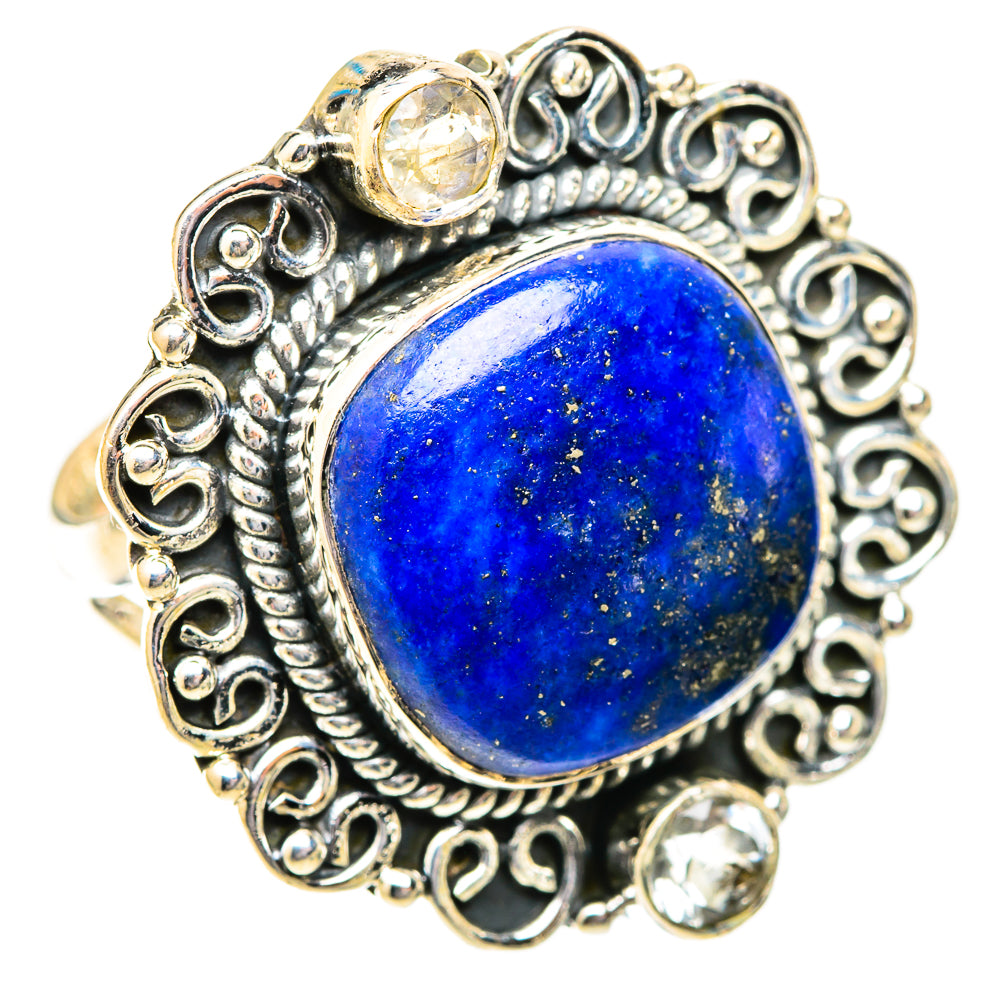 Lapis Lazuli Rings handcrafted by Anasilvercos - RING121636 - Photo 2