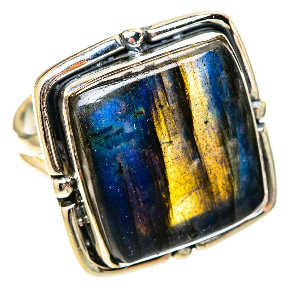 Labradorite Rings handcrafted by Anasilvercos - RING121637 - Photo 2