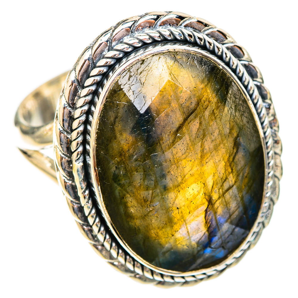 Labradorite Rings handcrafted by Anasilvercos - RING121645 - Photo 2
