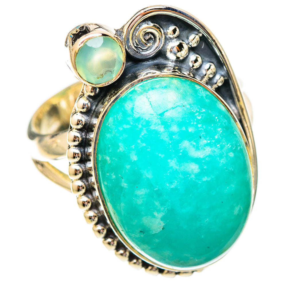 Amazonite Rings handcrafted by Anasilvercos - RING121647 - Photo 2
