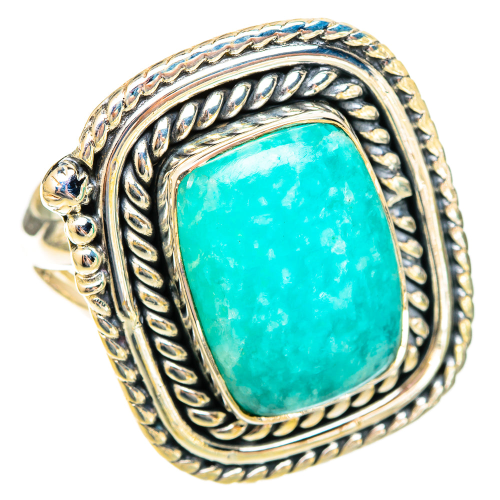Amazonite Rings handcrafted by Anasilvercos - RING121679 - Photo 2