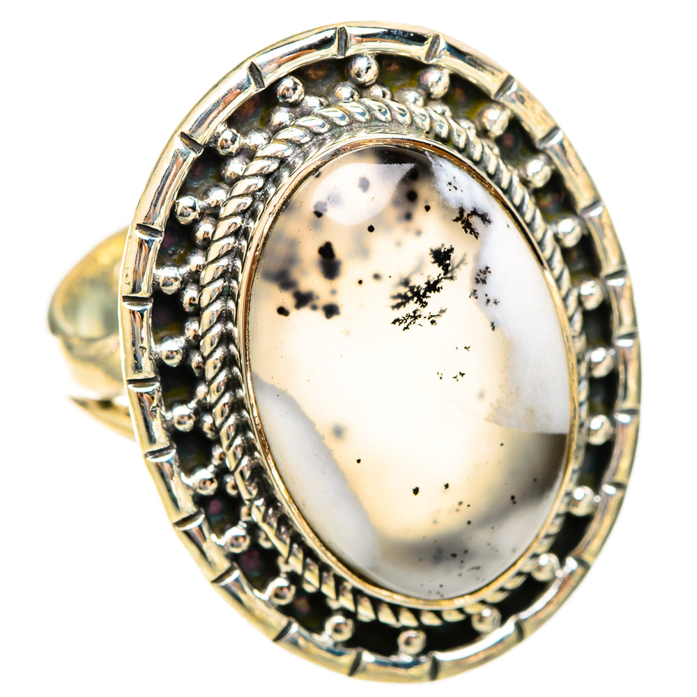 Dendritic Opal Rings handcrafted by Anasilvercos - RING121697 - Photo 2
