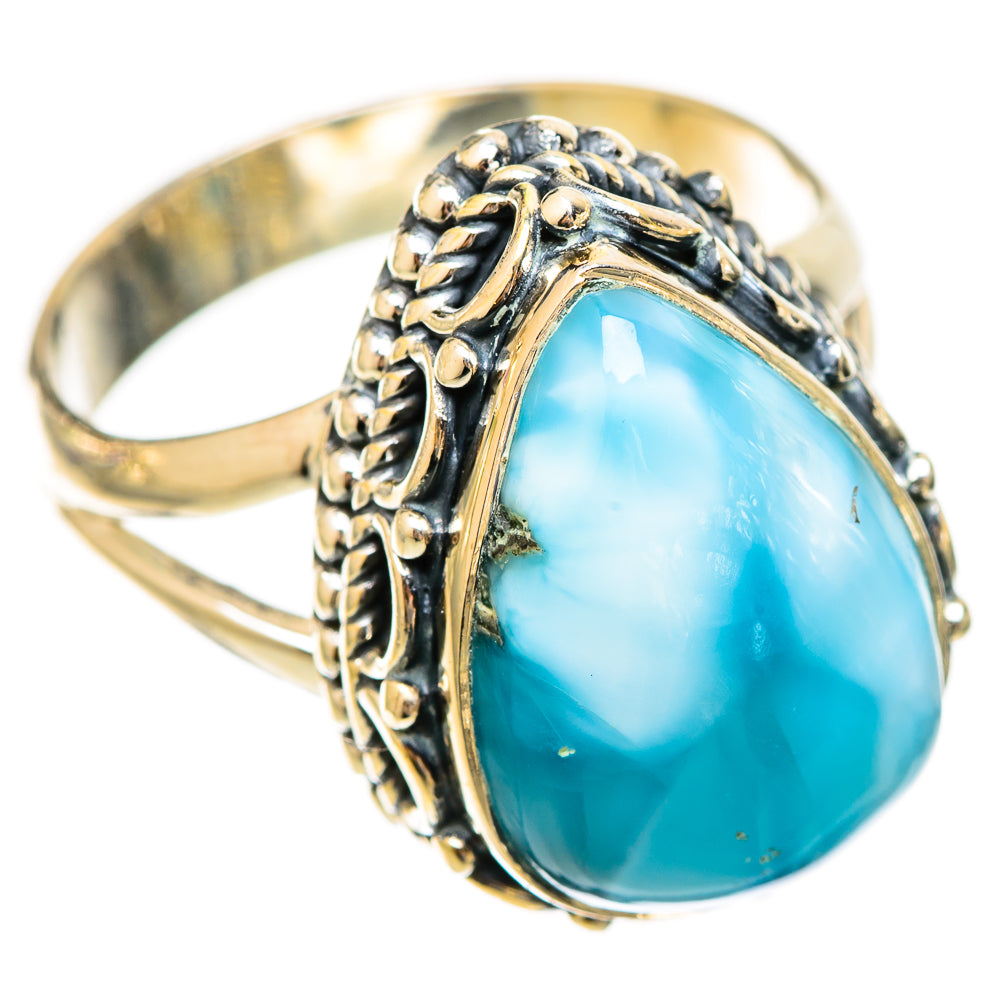 Larimar Rings handcrafted by Anasilvercos - RING121711 - Photo 2