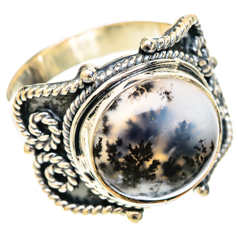 Dendritic Opal Rings handcrafted by Anasilvercos - RING121733 - Photo 2