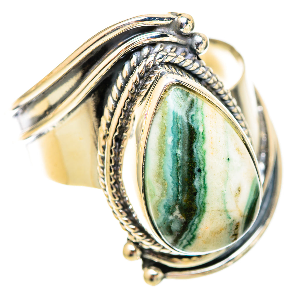 Ocean Jasper Rings handcrafted by Anasilvercos - RING121778 - Photo 2