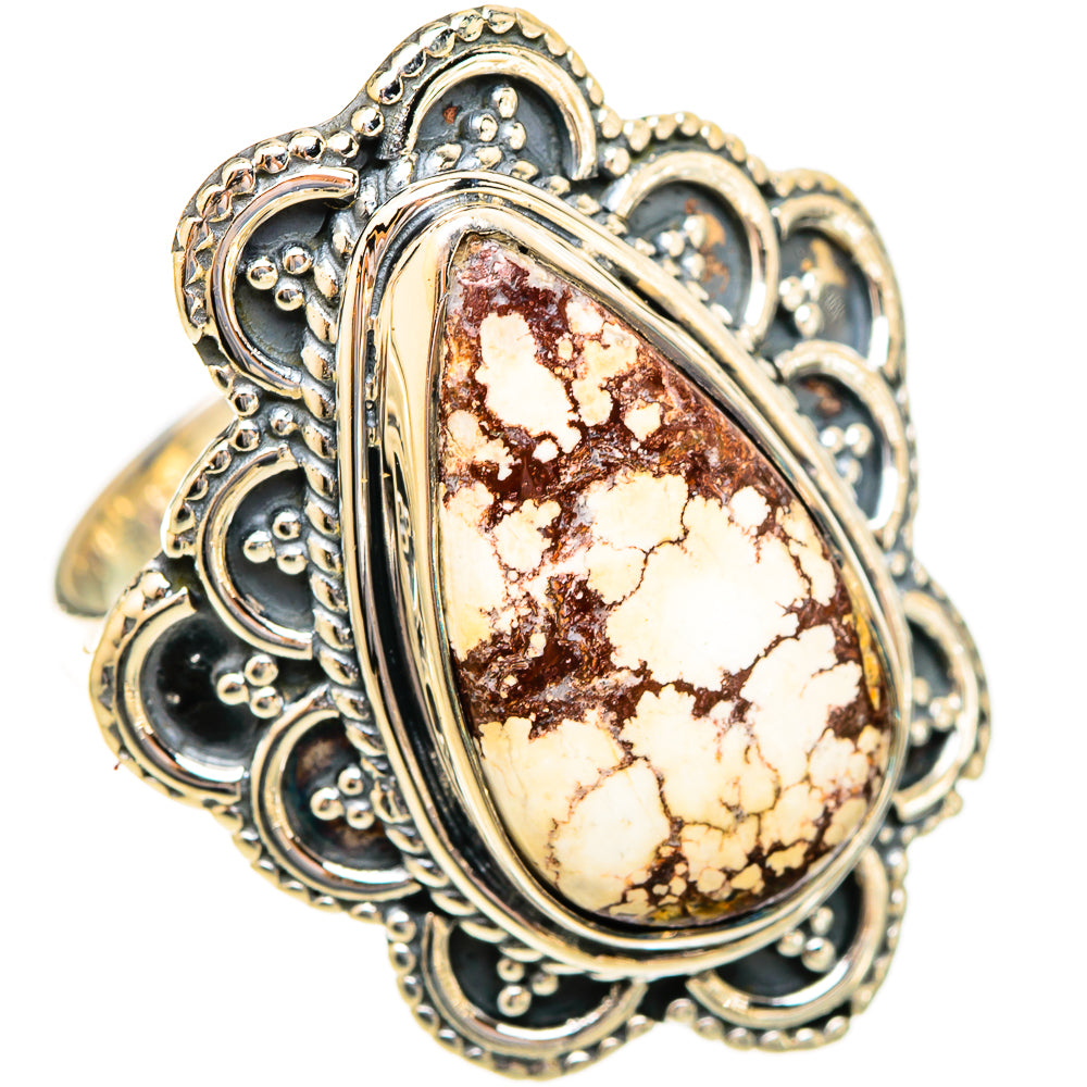 Wild Horse Jasper Rings handcrafted by Anasilvercos - RING121781 - Photo 2