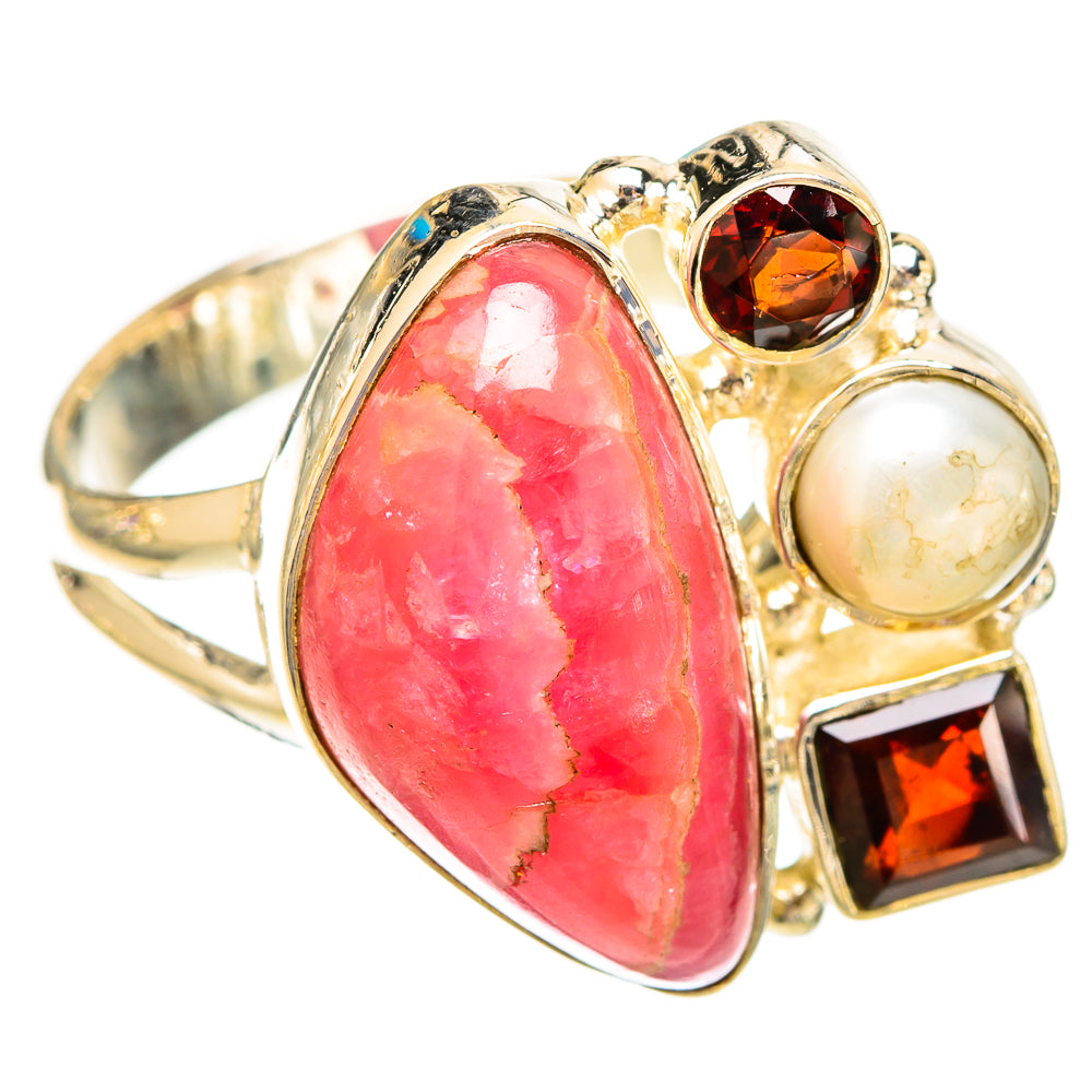 Rhodochrosite Rings handcrafted by Anasilvercos - RING121784 - Photo 2
