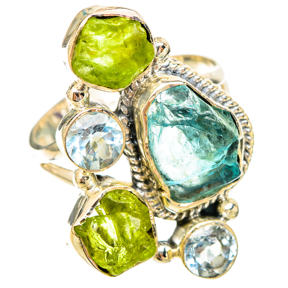Aquamarine Rings handcrafted by Anasilvercos - RING121791 - Photo 2