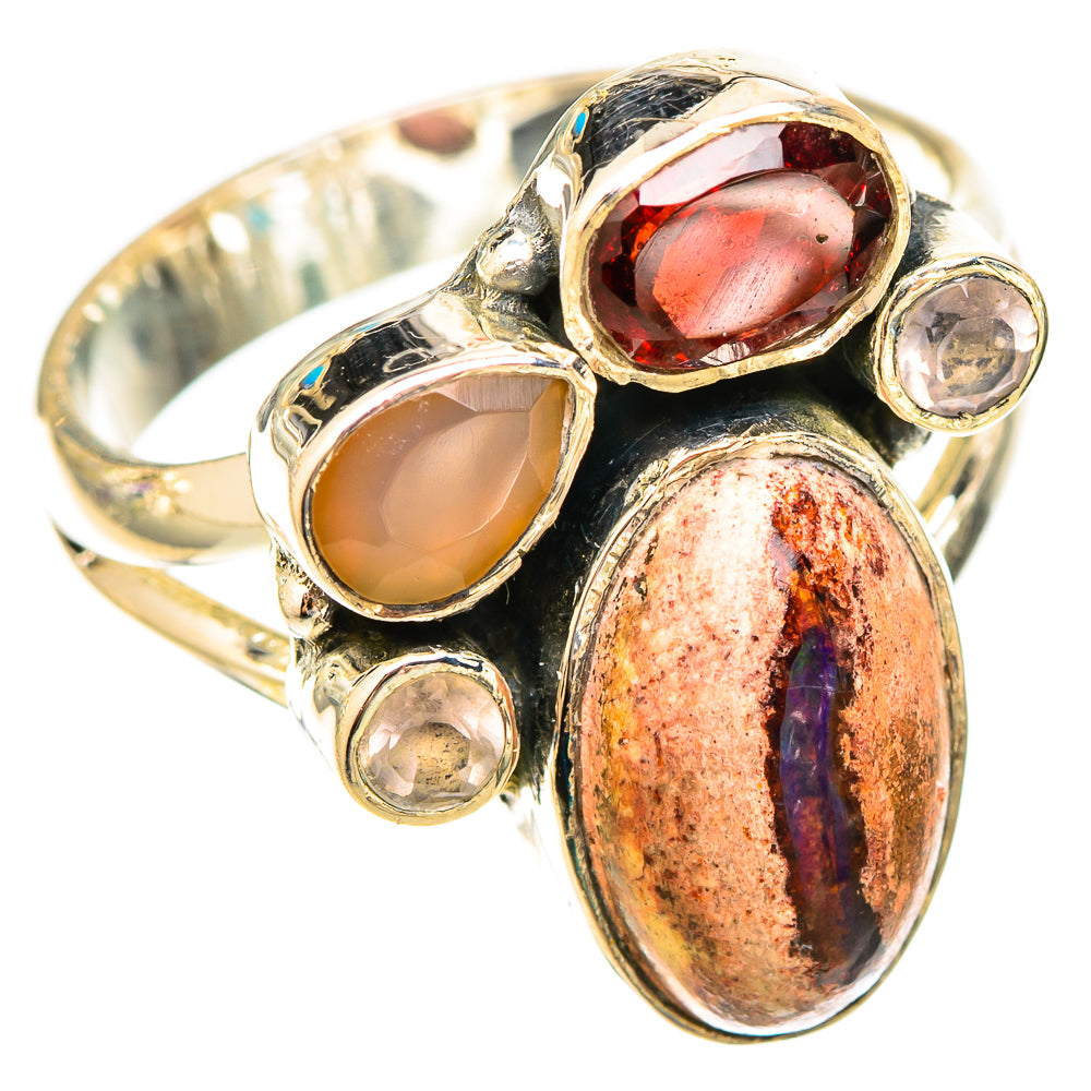 Mexican Fire Opal Rings handcrafted by Anasilvercos - RING121792 - Photo 2
