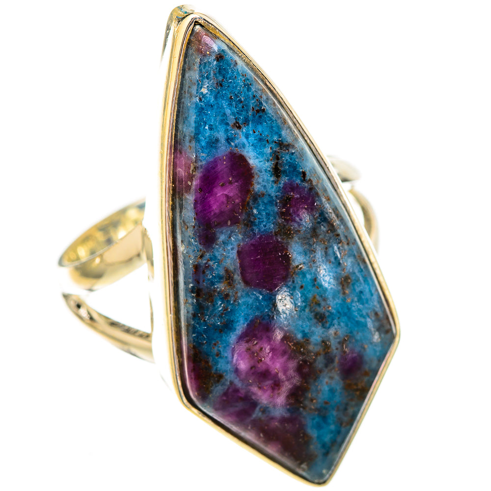 Ruby Fuchsite Rings handcrafted by Anasilvercos - RING121802 - Photo 2