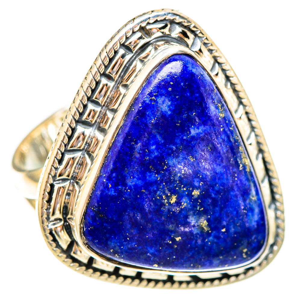 Lapis Lazuli Rings handcrafted by Anasilvercos - RING121806 - Photo 2
