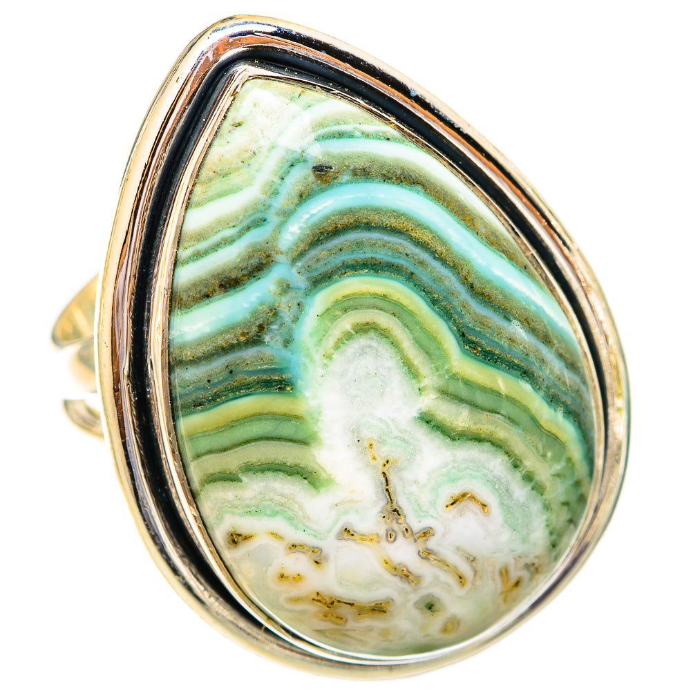 Ocean Jasper Rings handcrafted by Anasilvercos - RING121817 - Photo 2