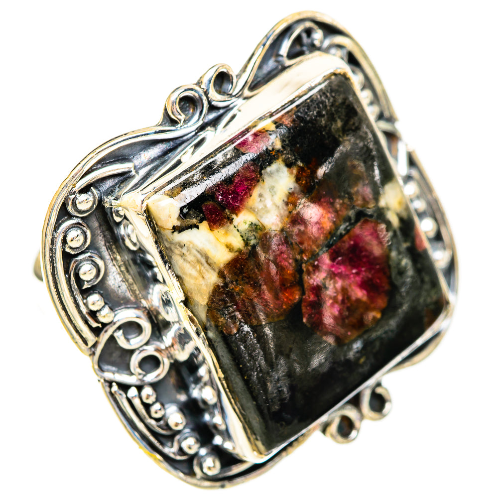 Russian Eudialyte Rings handcrafted by Anasilvercos - RING121830 - Photo 2