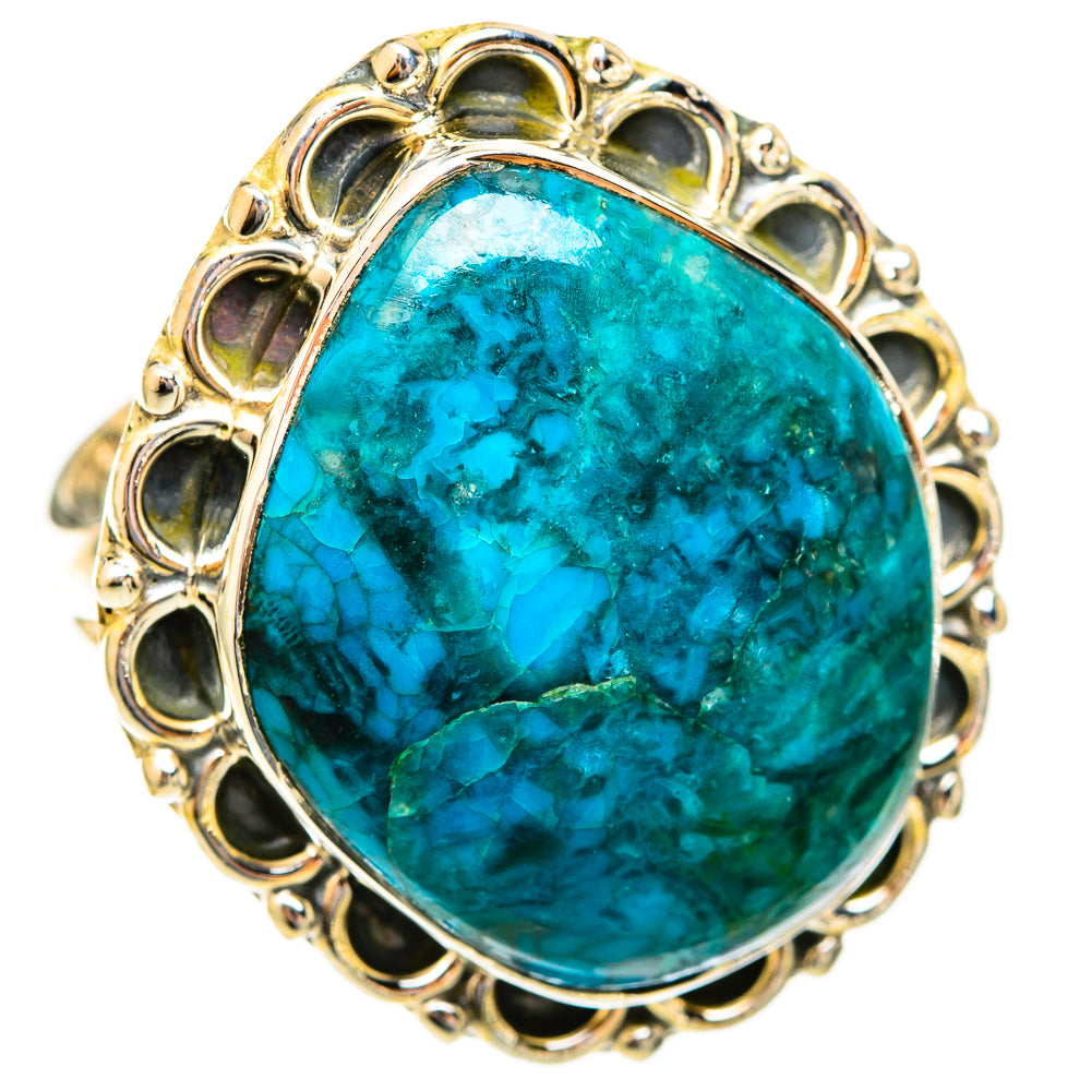 Chrysocolla Rings handcrafted by Anasilvercos - RING121850 - Photo 2