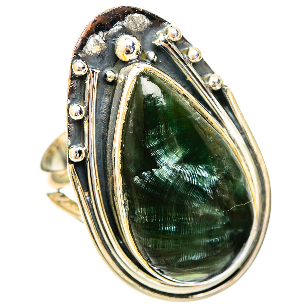 Seraphinite Rings handcrafted by Anasilvercos - RING121865 - Photo 2