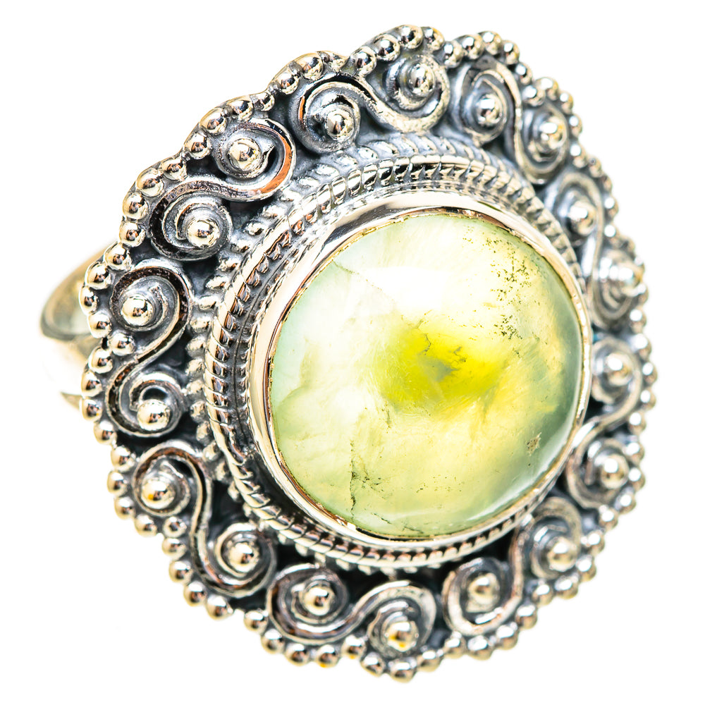 Prehnite Rings handcrafted by Anasilvercos - RING121868 - Photo 2