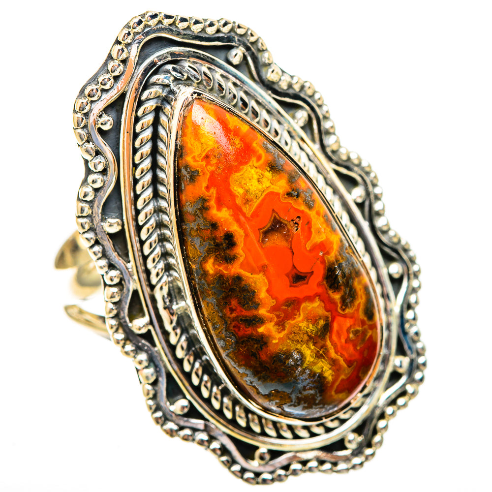 Moroccan Agate Rings handcrafted by Anasilvercos - RING121876 - Photo 2
