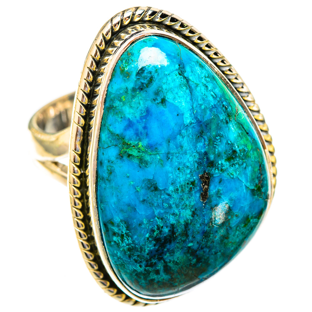 Chrysocolla Rings handcrafted by Anasilvercos - RING121905 - Photo 2